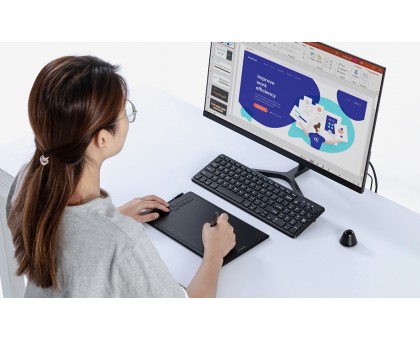 Графічний планшет Huion 8"x5" H580X, USB-C, чорний Графічний планшет Huion 8"x5" H580X, USB-C, чорний