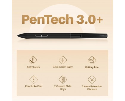 Графічний планшет Huion 6.3"x3,9" Inspiroy Frego S, BT, USB-C, чорний Графічний планшет Huion 6.3"x3,9" Inspiroy Frego S, BT, USB-C, чорний