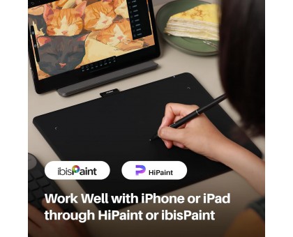 Графічний планшет Huion 10.5"x6.25" Inspiroy Frego M, BT, USB-C, чорний Графічний планшет Huion 10.5"x6.25" Inspiroy Frego M, BT, USB-C, чорний