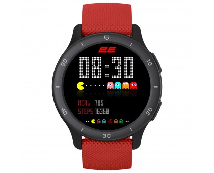 Смарт-годинник 2E Motion GT2 47мм, 1.32", 360x360, BT 5.2, Чорно-червоний Смарт-годинник 2E Motion GT2 47мм, 1.32", 360x360, BT 5.2, Чорно-червоний