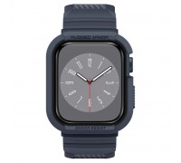Чохол та ремінець 2в1 Spigen для Apple Watch 45-44mm, Rugged Armor Pro, Charcoal Gray