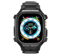 Чохол та ремінець 2в1 Spigen для Apple Watch Ultra 49mm, Rugged Armor Pro, Black
