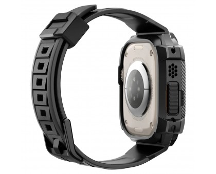 Чохол та ремінець 2в1 Spigen для Apple Watch Ultra 49mm, Rugged Armor Pro, Black Чохол та ремінець 2в1 Spigen для Apple Watch Ultra 49mm, Rugged Armor Pro, Black