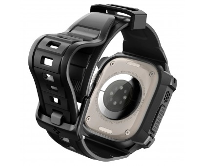 Чохол та ремінець 2в1 Spigen для Apple Watch Ultra 49mm, Rugged Armor Pro, Black Чохол та ремінець 2в1 Spigen для Apple Watch Ultra 49mm, Rugged Armor Pro, Black