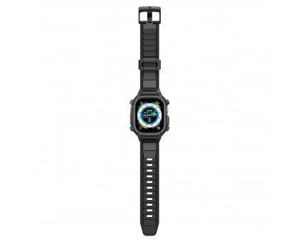 Чохол та ремінець 2в1 Spigen для Apple Watch Ultra 49mm, Rugged Armor Pro, Black Чохол та ремінець 2в1 Spigen для Apple Watch Ultra 49mm, Rugged Armor Pro, Black