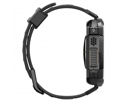 Чохол та ремінець 2в1 Spigen для Apple Watch Ultra 49mm, Rugged Armor Pro, Black Чохол та ремінець 2в1 Spigen для Apple Watch Ultra 49mm, Rugged Armor Pro, Black