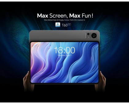 Планшет Teclast T60 12" 8ГБ, 256ГБ, LTE, 8000мА•год, Android, сірий Планшет Teclast T60 12" 8ГБ, 256ГБ, LTE, 8000мА•год, Android, сірий