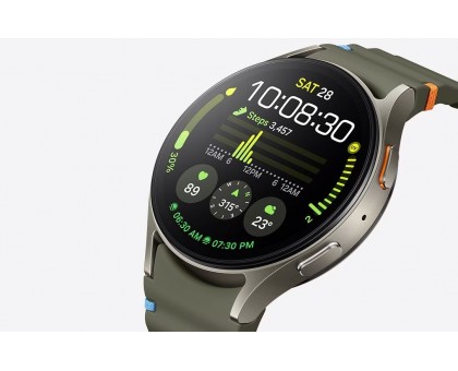 Смарт-годинник Samsung Galaxy Watch 7 40мм (L300) 1.31", 432x432, sAMOLED, BT 5.3, NFC, 2/32ГБ, зелений Смарт-годинник Samsung Galaxy Watch 7 40мм (L300) 1.31", 432x432, sAMOLED, BT 5.3, NFC, 2/32ГБ, зелений