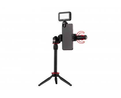 Мікрофон з триподом для мобільних пристроїв 2Е MM011 Vlog KIT, 3.5mm Мікрофон з триподом для мобільних пристроїв 2Е MM011 Vlog KIT, 3.5mm