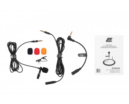 Мікрофон-петличка 2Е ML020 3.5mm Мікрофон-петличка 2Е ML020 3.5mm