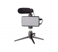 Мікрофон з триподом для мобільних пристроїв 2Е AU-CM10S Vlog KIT, 3.5mm