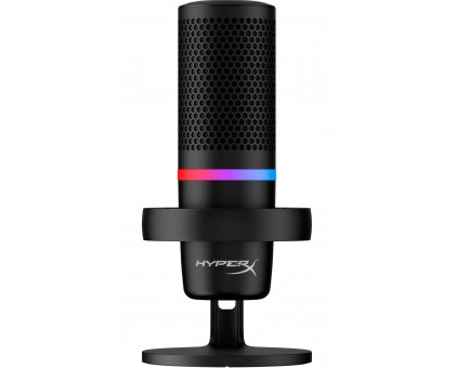 Мікрофон геймінговий HyperX DuoCast, Omni/Bi, USB-A, 2м, NGenuity, RGB, чорний