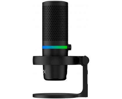 Мікрофон геймінговий HyperX DuoCast, Omni/Bi, USB-A, 2м, NGenuity, RGB, чорний