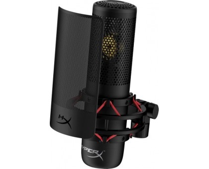 Мікрофон геймінговий HyperX ProCast, Bi, 3-pin XLR, no cable, з поп-фільтром, чорний Мікрофон геймінговий HyperX ProCast, Bi, 3-pin XLR, no cable, з поп-фільтром, чорний