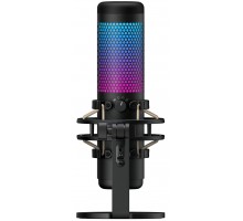 Мікрофон геймінговий HyperX QuadCast S, Omni/Uni/Bi, USB-A, 3м, NGenuity, RGB, чорний
