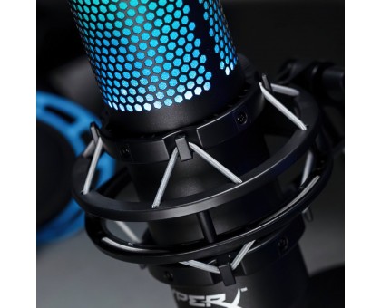 Мікрофон геймінговий HyperX QuadCast S, Omni/Uni/Bi, USB-A, 3м, NGenuity, RGB, чорний Мікрофон геймінговий HyperX QuadCast S, Omni/Uni/Bi, USB-A, 3м, NGenuity, RGB, чорний