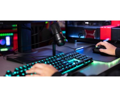 Мікрофон геймінговий HyperX SoloCast, Bi, USB-A, 2м, NGenuity, чорний