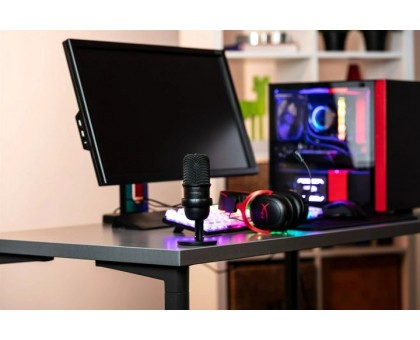Мікрофон геймінговий HyperX SoloCast, Bi, USB-A, 2м, NGenuity, чорний