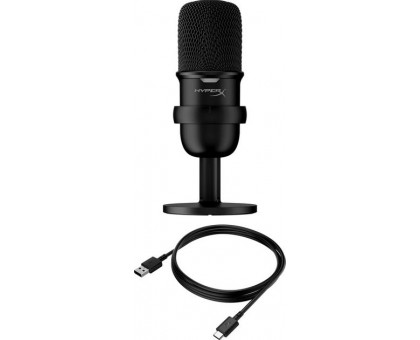 Мікрофон геймінговий HyperX SoloCast, Bi, USB-A, 2м, NGenuity, чорний