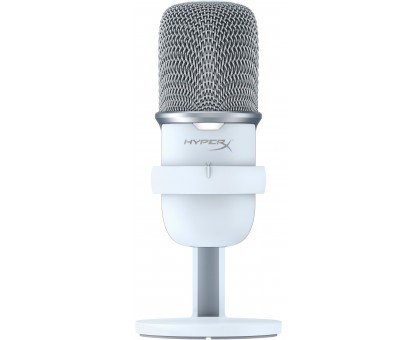 Мікрофон геймінговий HyperX SoloCast, Bi, USB-A, 2м, NGenuity, білий