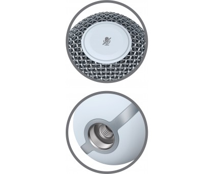 Мікрофон геймінговий HyperX SoloCast, Bi, USB-A, 2м, NGenuity, білий