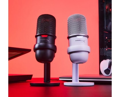 Мікрофон геймінговий HyperX SoloCast, Bi, USB-A, 2м, NGenuity, білий