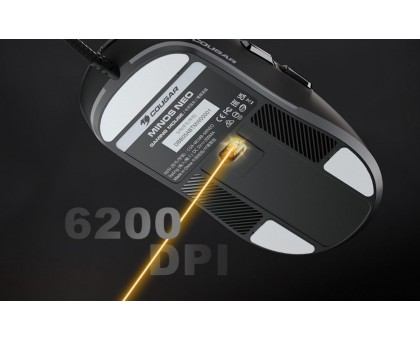 Миша комп'ютерна ігрова Cougar Minos Neo White, 6200 dpi, 220 IPS, сенсор PixArt 3327, біла Миша комп'ютерна ігрова Cougar Minos Neo White, 6200 dpi, 220 IPS, сенсор PixArt 3327, біла