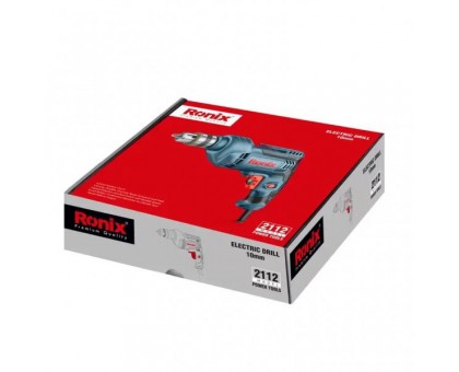 Дриль Ronix 2112, 450Вт, патрон із ключем Дриль Ronix 2112, 450Вт, патрон із ключем
