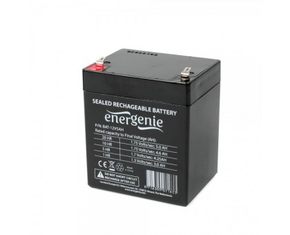 Акумуляторна батарея EnerGenie BAT-12V5AH, 12В 5Ач Акумуляторна батарея EnerGenie BAT-12V5AH, 12В 5Ач