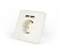 Розетка з USB живленням Energenie EG-ACU2A2-01