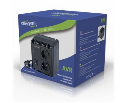 Автоматичний регулятор напруги (стабілізатор) EnerGenie EG-AVR-0501, 500 ВА