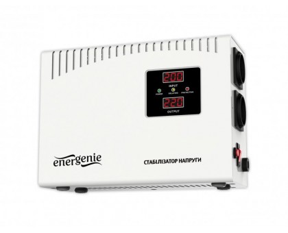 Автоматичний регулятор напруги EnerGenie EG-AVR-DW2000-01, 230 В, 2000 ВА Автоматичний регулятор напруги EnerGenie EG-AVR-DW2000-01, 230 В, 2000 ВА