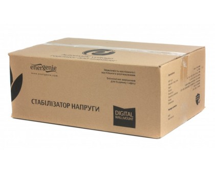 Автоматичний регулятор напруги EnerGenie EG-AVR-DW5000-01, 230 В, 5000 ВА настінний Автоматичний регулятор напруги EnerGenie EG-AVR-DW5000-01, 230 В, 5000 ВА настінний