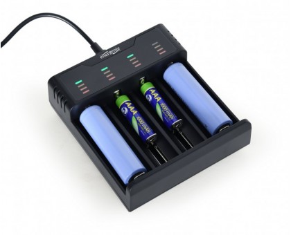 Зарядний пристрій Energenie BC-USB-02 для акумуляторів Ni-MH + Li-ion Зарядний пристрій Energenie BC-USB-02 для акумуляторів Ni-MH + Li-ion