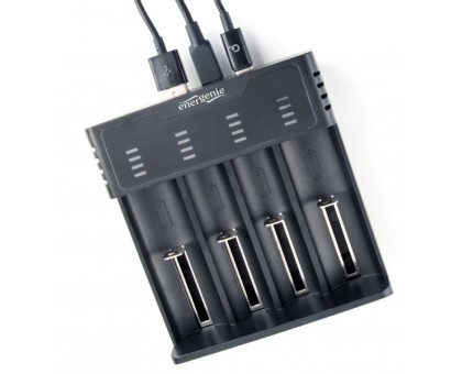 Зарядний пристрій Energenie BC-USB-02 для акумуляторів Ni-MH + Li-ion Зарядний пристрій Energenie BC-USB-02 для акумуляторів Ni-MH + Li-ion