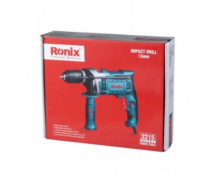 Дриль ударний Ronix 2215, 850Вт патрон без ключа Дриль ударний Ronix 2215, 850Вт патрон без ключа