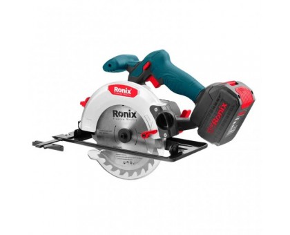 Циркулярна пила Ronix 8609, 20Вт, 165мм, 4Ач x 2 Циркулярна пила Ronix 8609, 20Вт, 165мм, 4Ач x 2