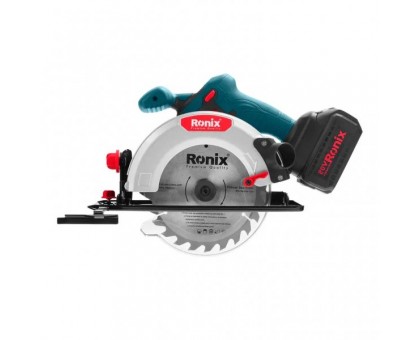 Циркулярна пила Ronix 8609, 20Вт, 165мм, 4Ач x 2 Циркулярна пила Ronix 8609, 20Вт, 165мм, 4Ач x 2