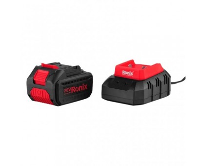 Циркулярна пила Ronix 8609, 20Вт, 165мм, 4Ач x 2 Циркулярна пила Ronix 8609, 20Вт, 165мм, 4Ач x 2