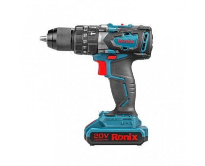 Дриль-шуруповерт ударний акумуляторний Ronix 8905K, 20В, 2 Агод х 2 Дриль-шуруповерт ударний акумуляторний Ronix 8905K, 20В, 2 Агод х 2
