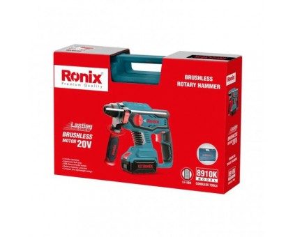 Перфоратор акумуляторний Ronix 8910K 20В, 4 Агод х 2 Перфоратор акумуляторний Ronix 8910K 20В, 4 Агод х 2