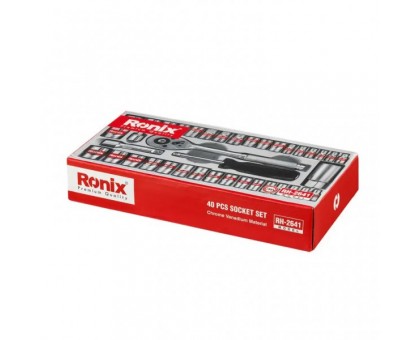 Набір інструментів Ronix RH-2641 3/8", 40 одиниць