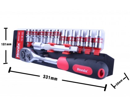 Набір інструментів Ronix RH-2643 1/2", 12 одиниць Набір інструментів Ronix RH-2643 1/2", 12 одиниць