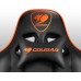 Крісло геймерське Cougar Armor Black/Orange, дихаюча екошкіра, сталевий каркас, чорний+оранжевий