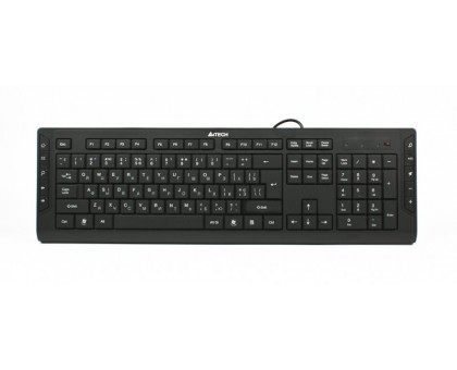 Клавіатура A4Tech KD-600L USB, чорна, з світлодіодним підсвічуванням символів Клавіатура A4Tech KD-600L USB, чорна, з світлодіодним підсвічуванням символів