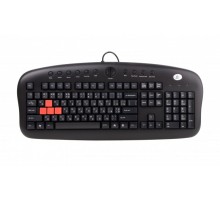 Клавіатура A4Tech KB-28-G-2 Multimedia, PS-2,чорна  Game Master  12 гарячих клавіш