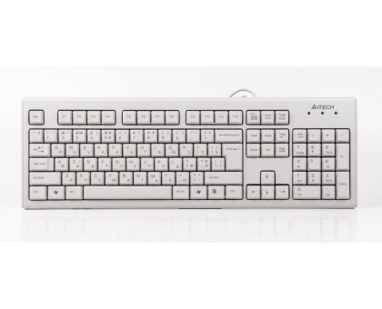 Клавіатура A4Tech KM-720 USB, біла, Rus + Ukr, ergonomic Клавіатура A4Tech KM-720 USB, біла, Rus + Ukr, ergonomic