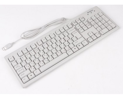 Клавіатура A4Tech KM-720 USB, біла, Rus + Ukr, ergonomic Клавіатура A4Tech KM-720 USB, біла, Rus + Ukr, ergonomic
