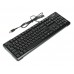 Клавіатура A4Tech KR-750 USB, чорна, 103 keys, Win.Vista x86 Comfort Rounded Edge keyboard