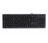 Клавіатура A4Tech KR-83 USB, чорна, 104клав, Великий Enter Comfort Rounded Edge keyboard X-slim